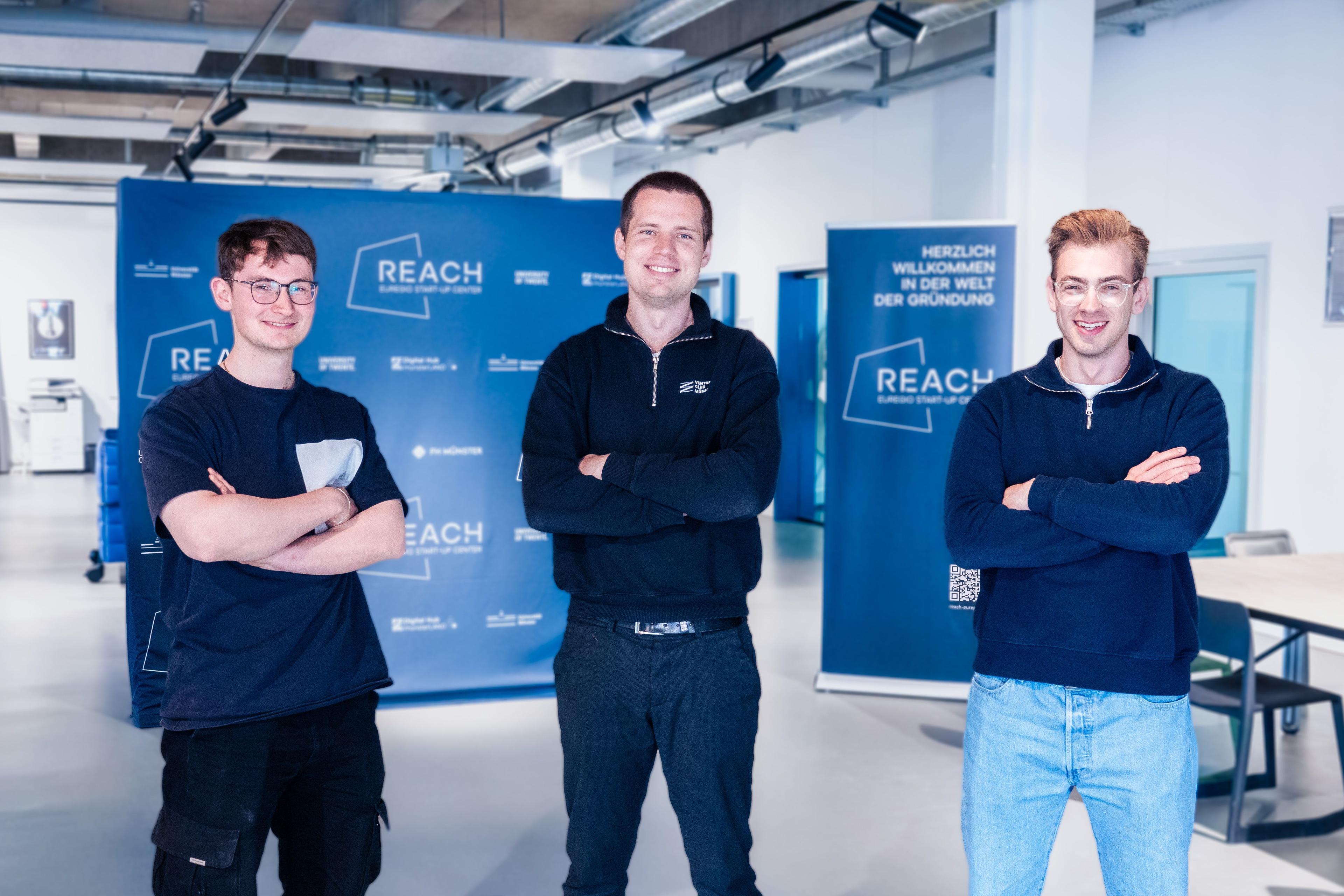 Flynn Herbst, Jan Lichte und Frederik Flügge