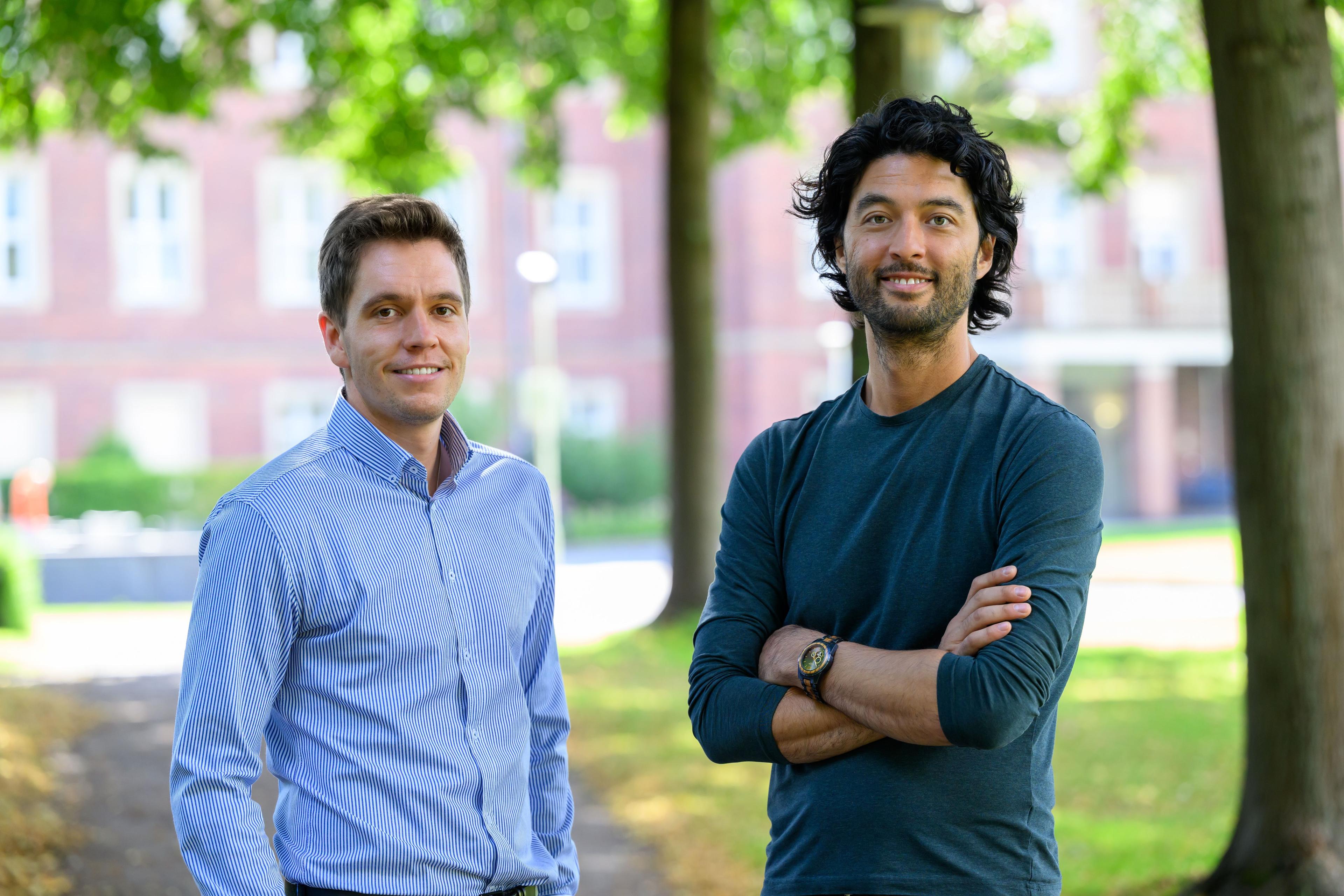 Vincent Fischer, Dr. Samuel Young, Dr. Christan Schiffer, Dr. Christoph Brenker und Prof. Dr. Timo Strünker