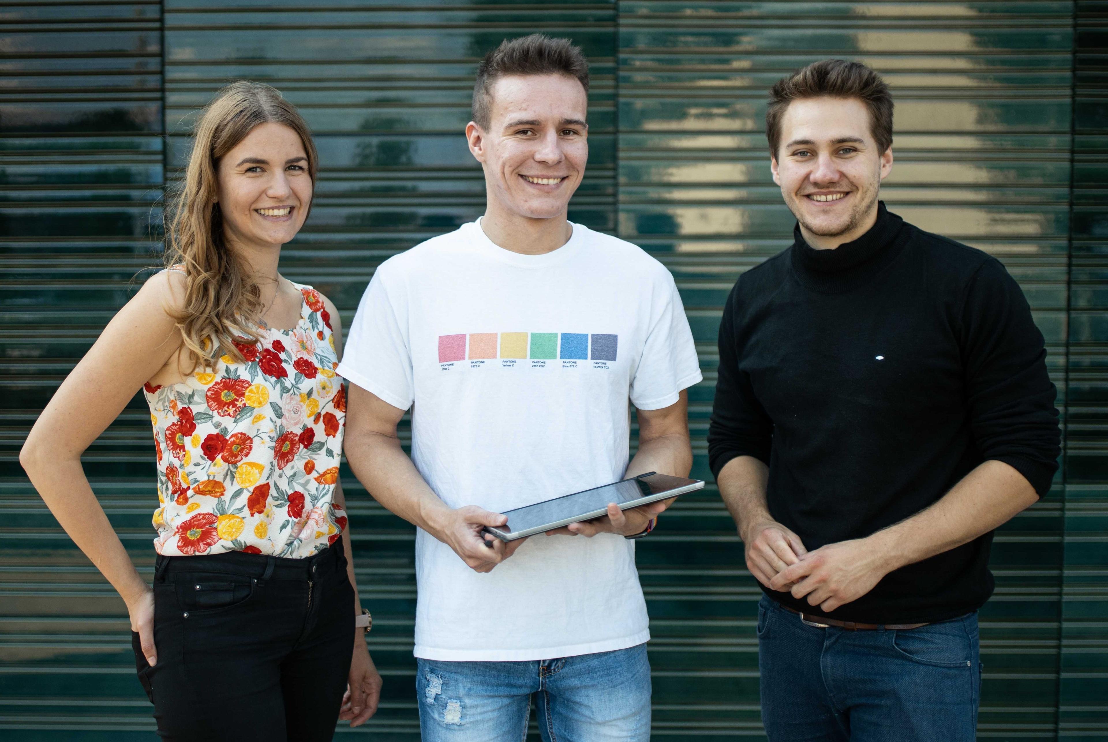 Michelle Hoffmann, Stefan Wobbe und Lukas Jochheim