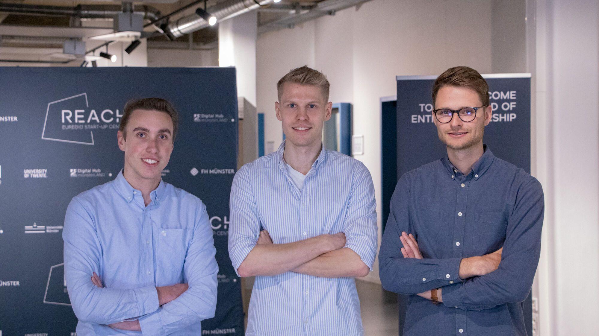 Tino Beste, Jonas Finkeldei und Chris Baumhöer