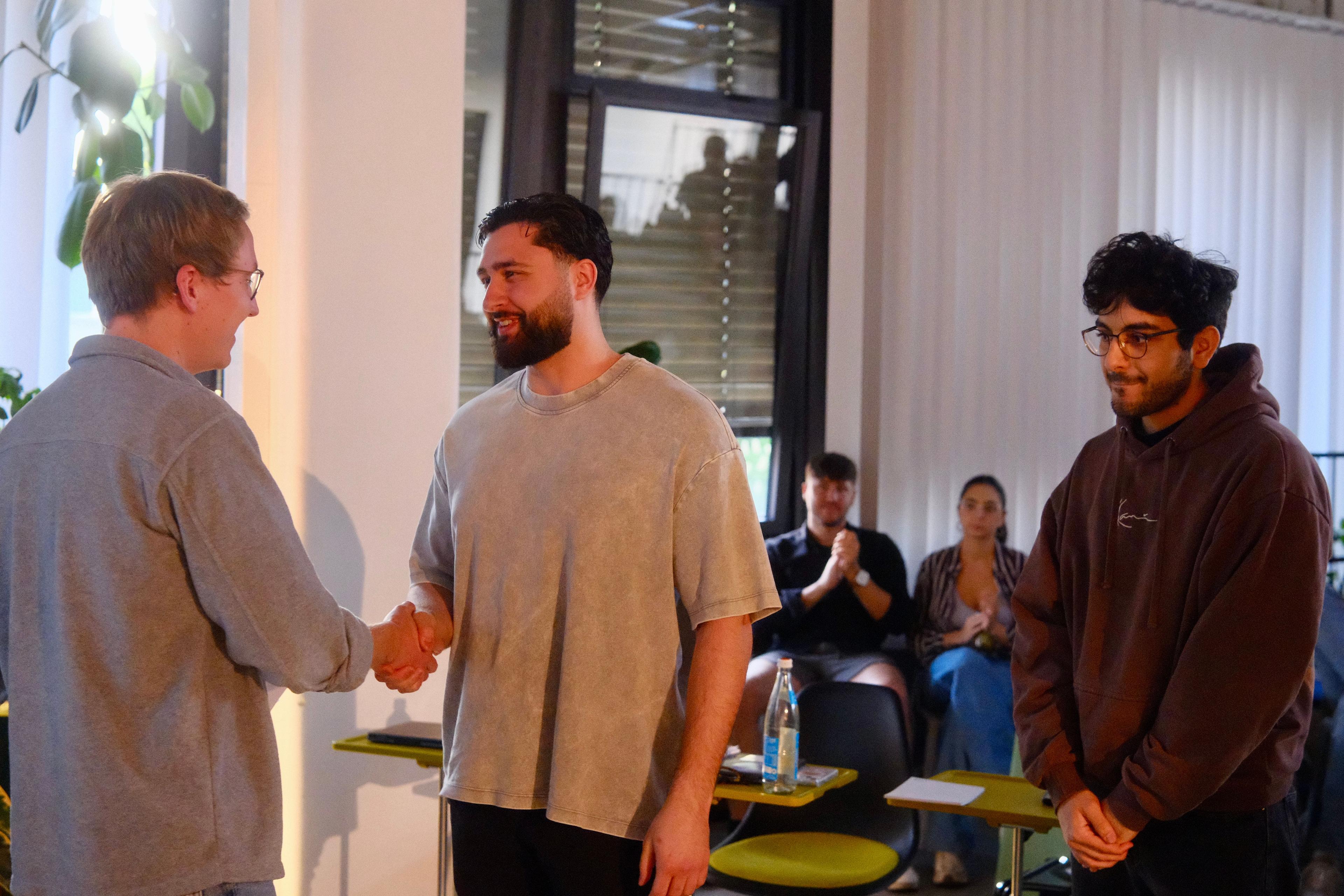 Preisverleihung des Validation Labs.