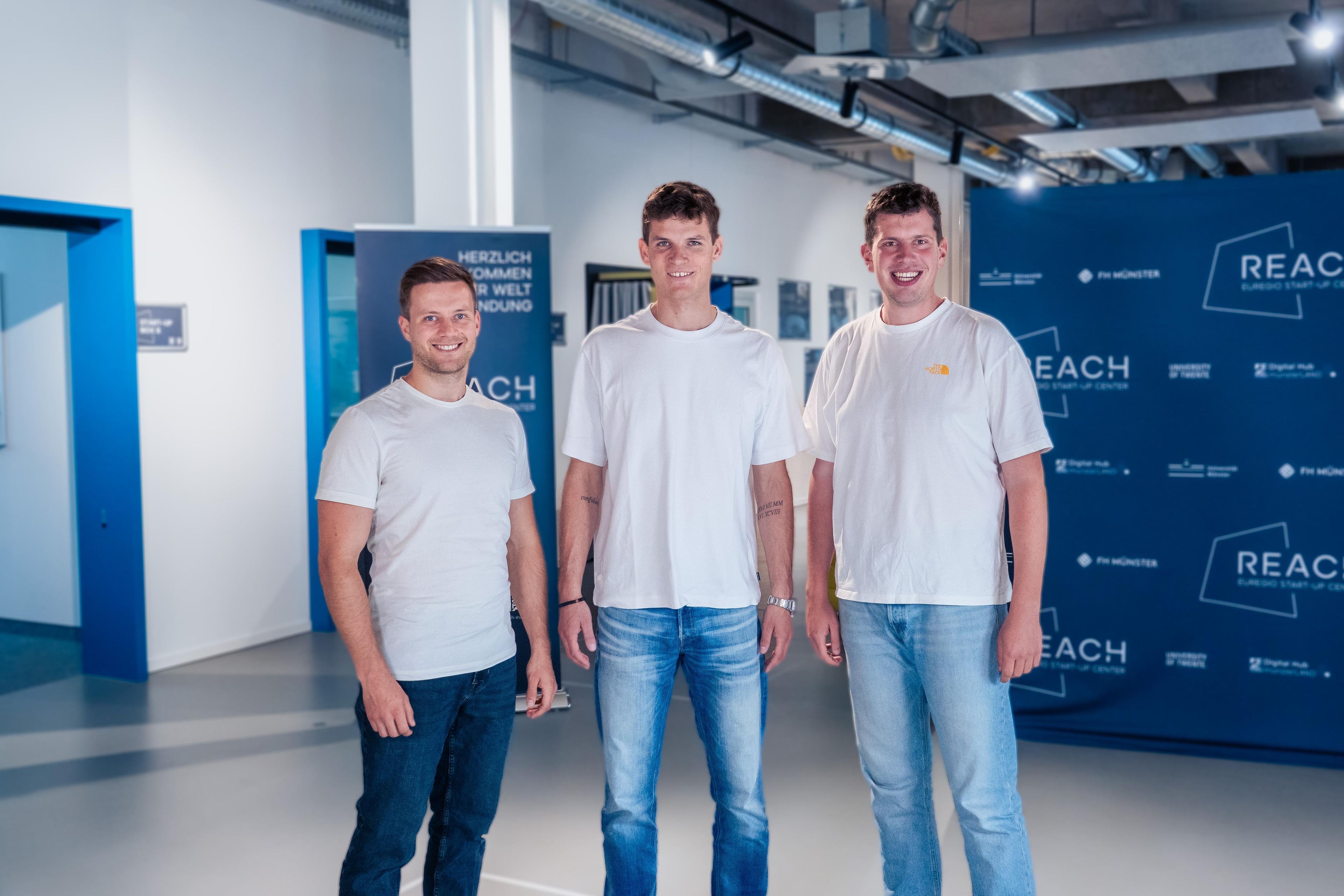 Leon Schumacher, Philipp Bracht, Michel Schrick und Robin Stein